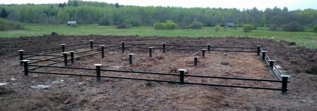 Сваи на болоте