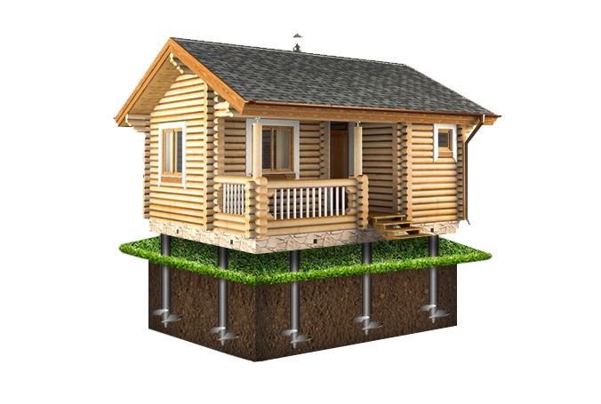 Баня на сваях в Кирове