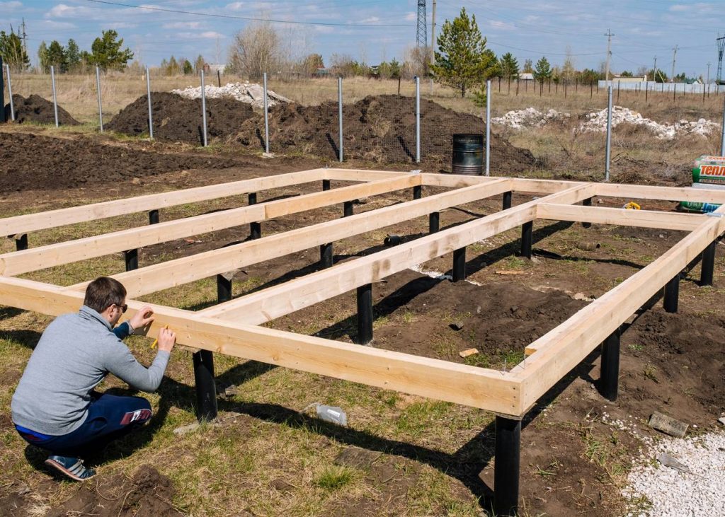 Возведение фундамента на сваях Киров