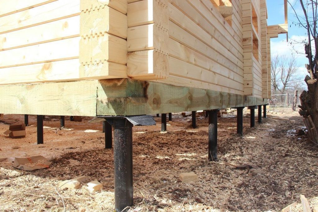 Свайно винтовой фундамент