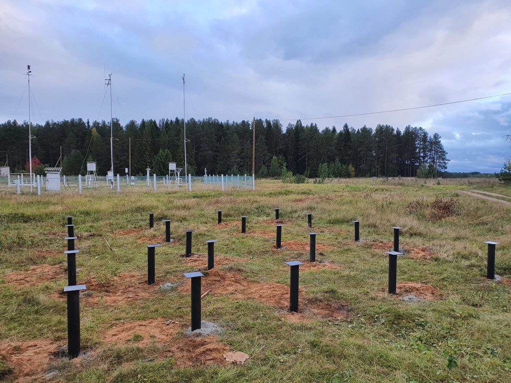 Монтаж винтовых свай в Лузком районе