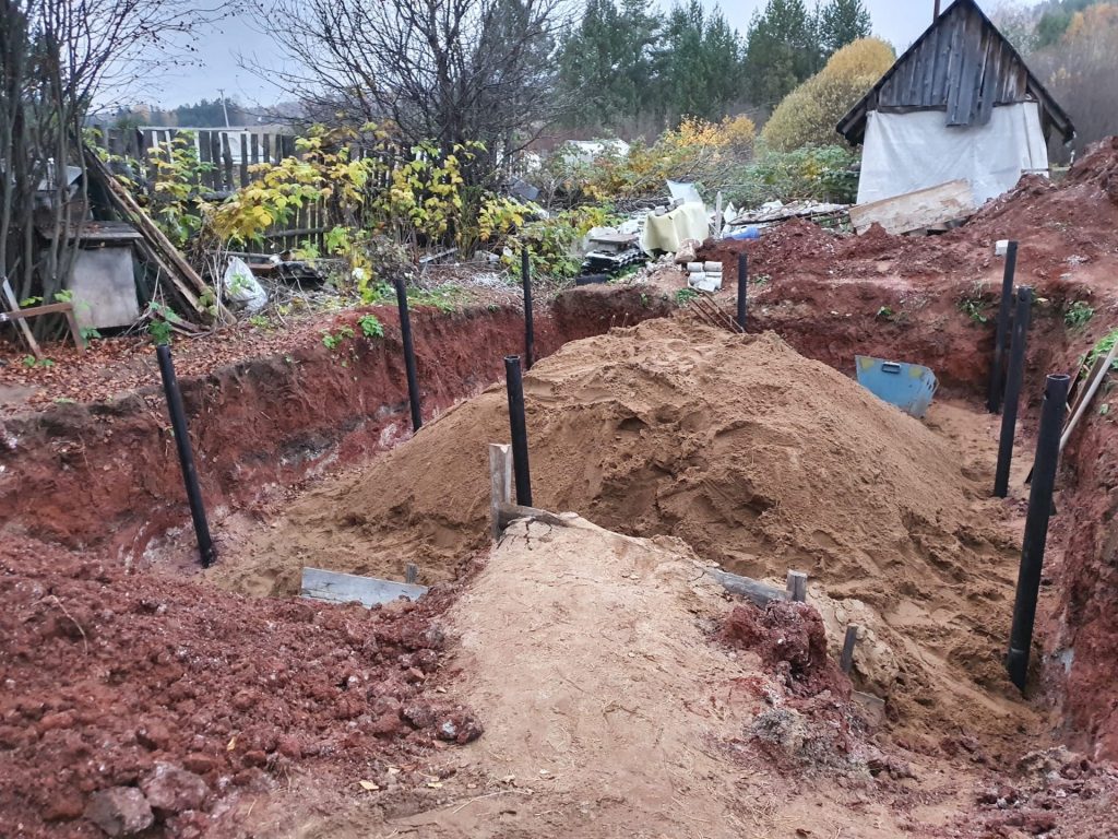 Фотоотчет по винтовым сваям