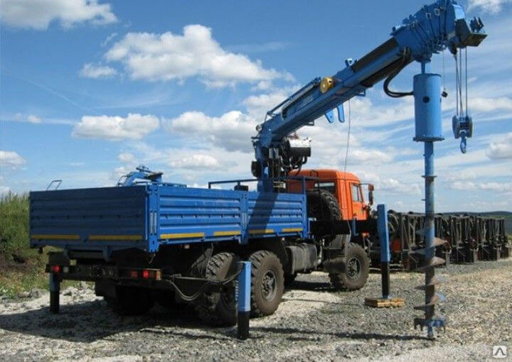 Аренда ямобура на базе камаз